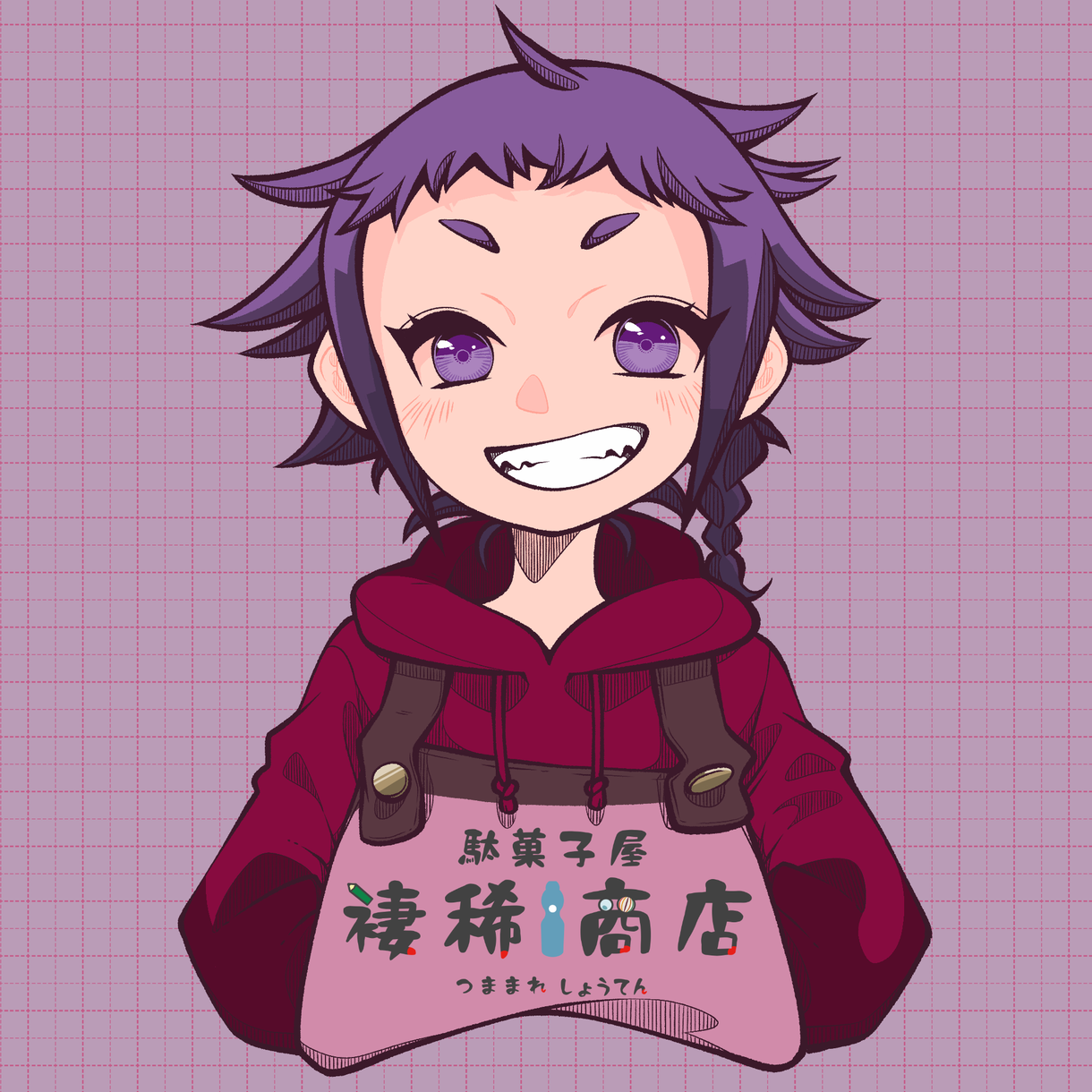 キャラクター全身図(上半身)描きます 提供絵柄は様々!看板キャラで動画やサムネイルのアクセントに!