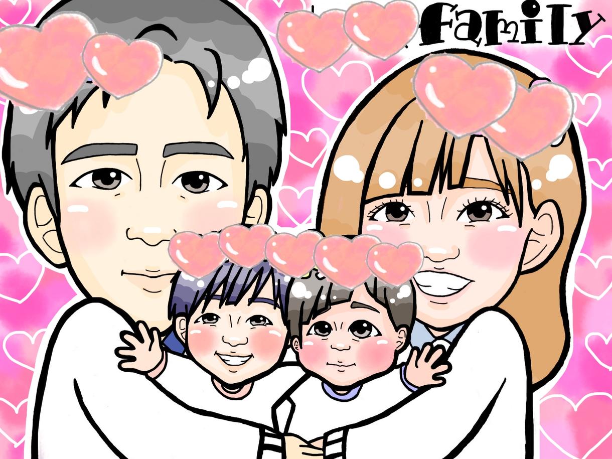 可愛い似顔絵描きます 思い出や、記念日などにいかがですか?♪♪