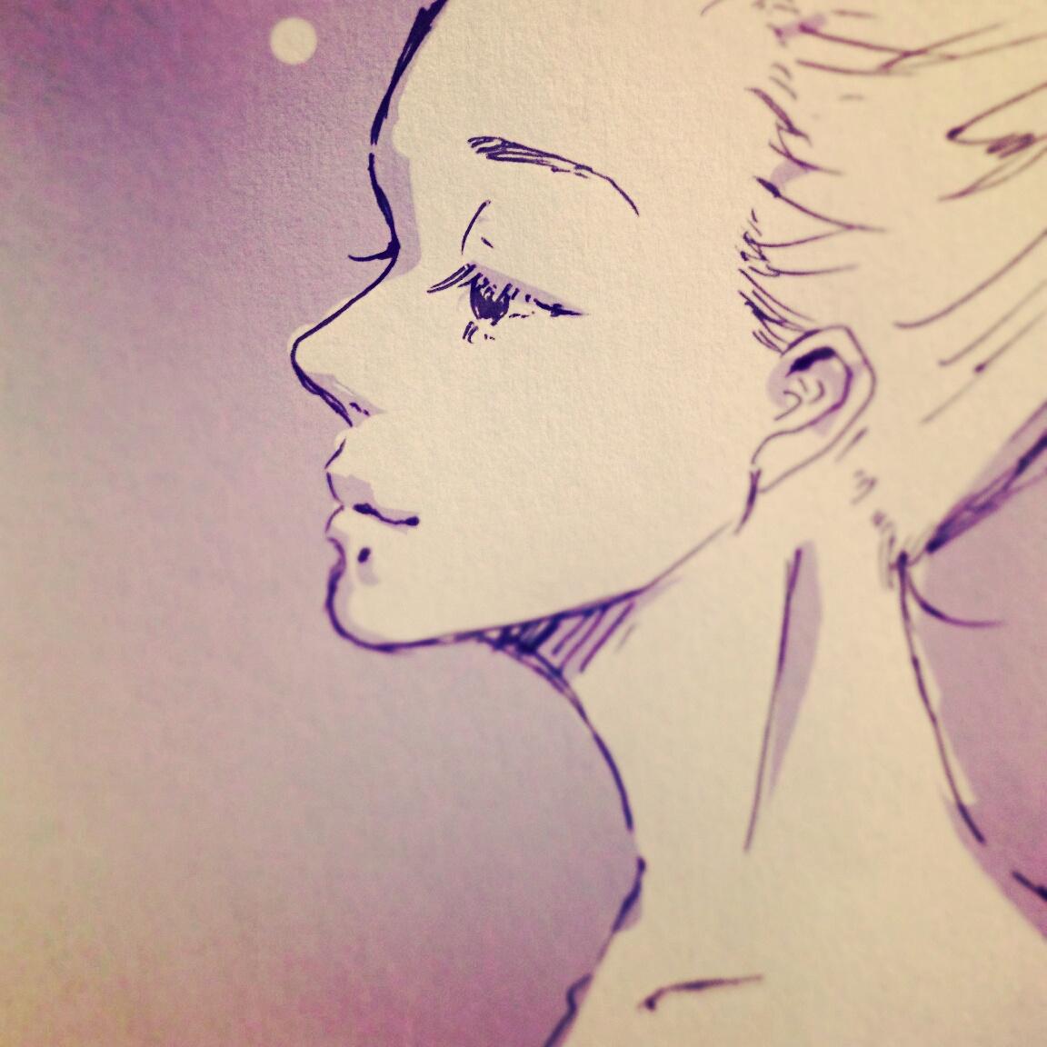シンプルな似顔絵描きます!