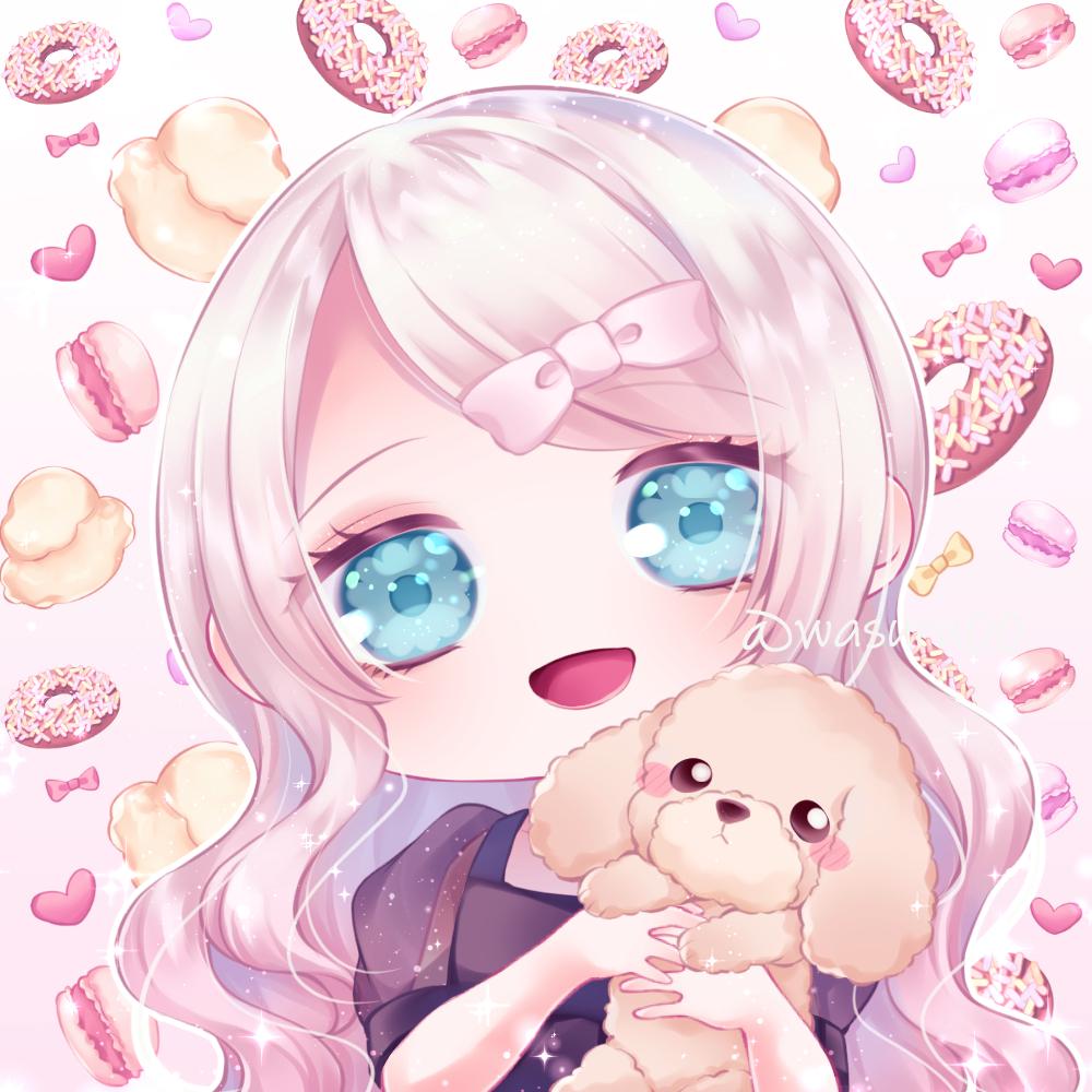 自作トレスミニキャラアイコン描きます もちもちでキラキラな可愛いミニキャラ アイコン作成 ココナラ