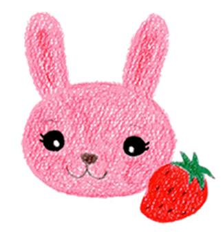 お名前シール用のイラストを描きます