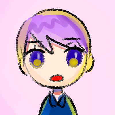 デフォルメ色強めな可愛い女の子のアイコン描きます 個性派でパキッと色鮮やかなアイコンにしたい方へ!