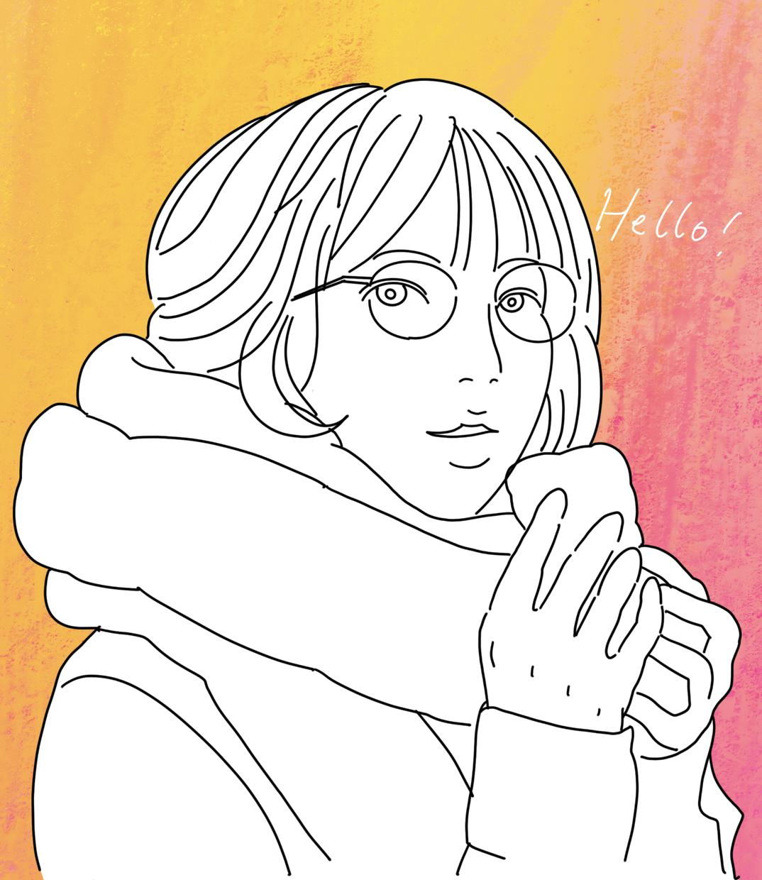 アーティスティック背景でシンプルなアイコン描きます SNSで映えるシンプルなアイコンで決めよう!