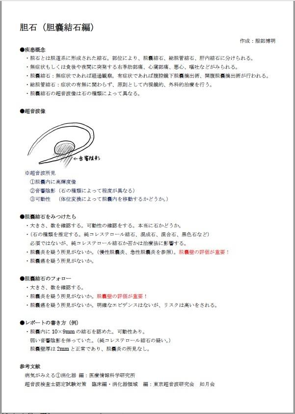 好評につき 腹部超音波勉強用資料第３弾販売します 超音波検査士の私が勉強用資料 胆嚢疾患編 を作成しました その他 キャリア就職 資格 学習 ココナラ