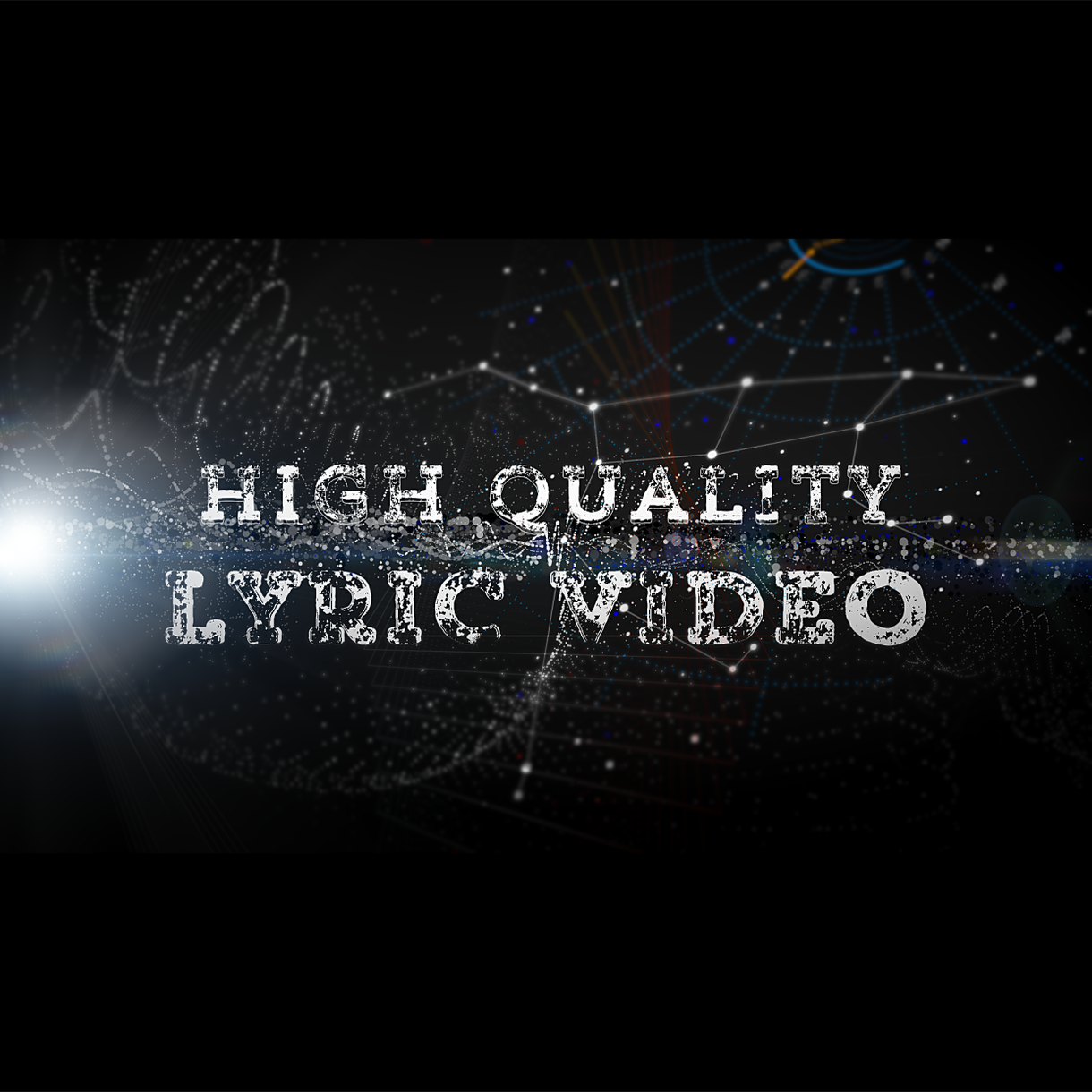 ハイクオリティなリリックMV制作承ります よりハイクオリティな映像をお求めな方向けMV制作サービスです