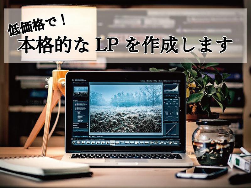 低価格で本格的なLP作成します 現役プログラマーがマンツーマンで作成!