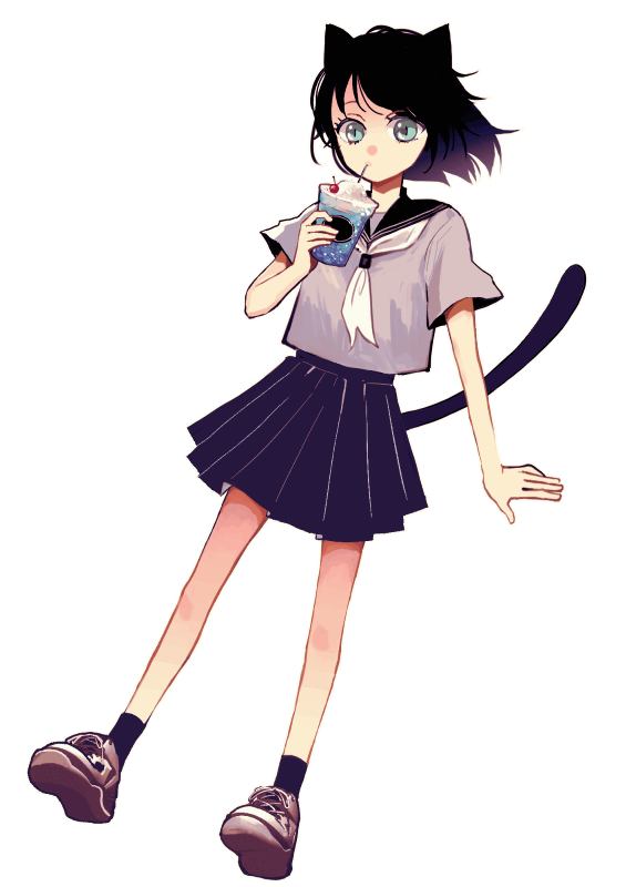 かわいい透過GIFアニメ作成いたします 瞬き、ふわふわ、にっこり…など、 イメージ3