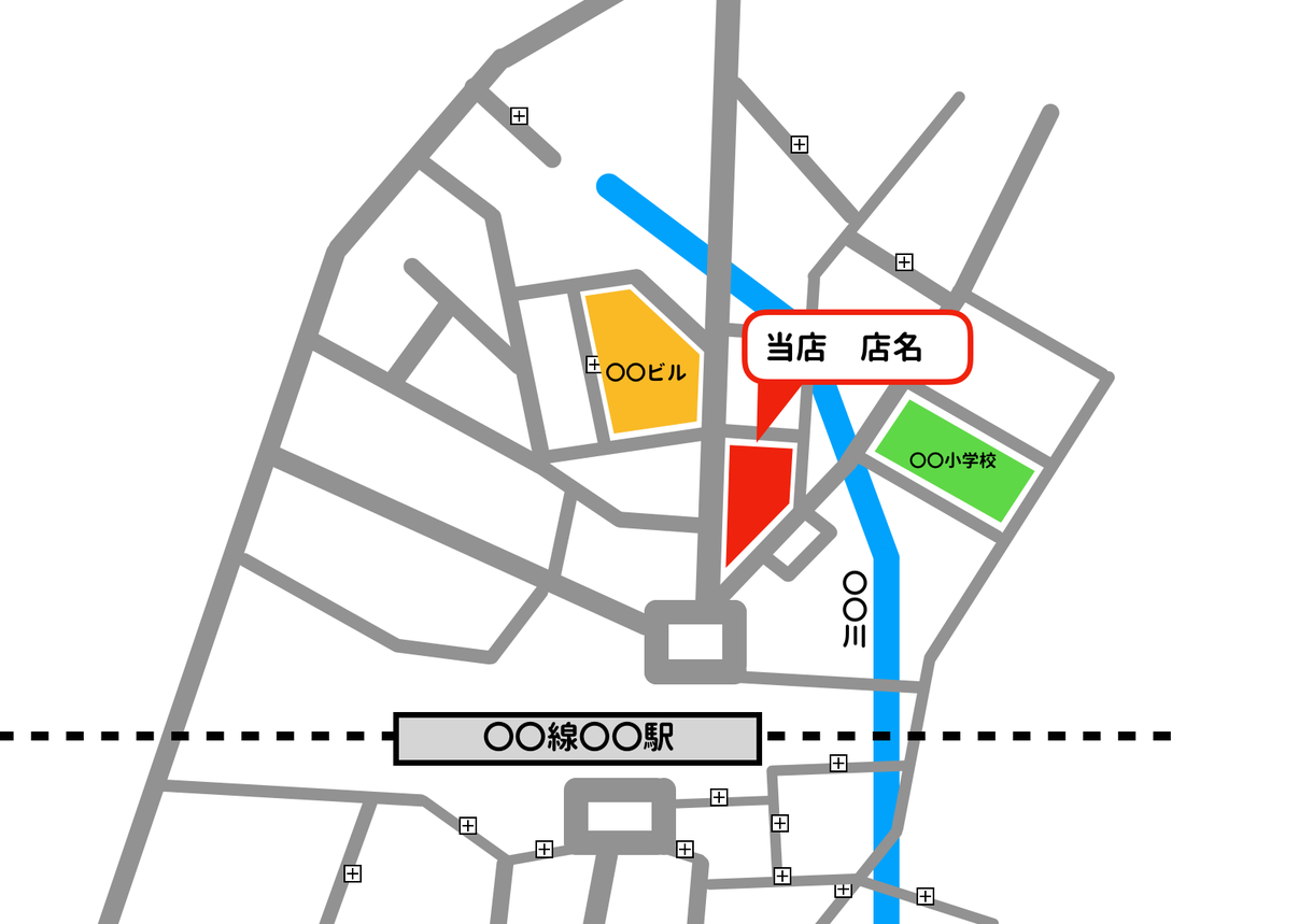 パンフなどに使いやすい地図作ります お客様のご要望柔軟に対応します!