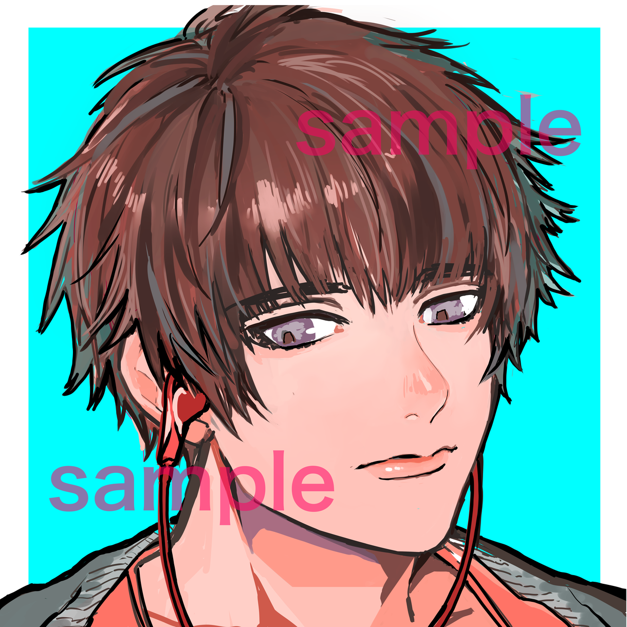 アイコンお描きします あなたのネット活動のお供に。お気軽にどうぞ!