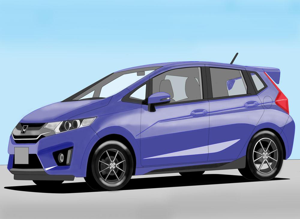 クルマのイラストを手掛けます あなたの愛車を、イラストで記念に残しておきたい方に。