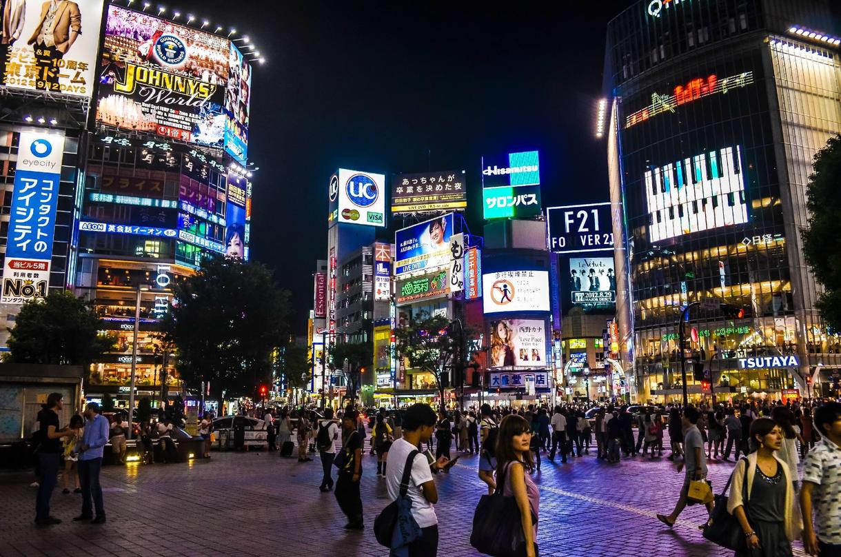 渋谷の写真を撮ります