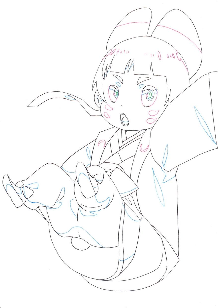 原画風イラストの一枚絵描きます アニメ好きな人、原画を見るのが好きな人必見です!