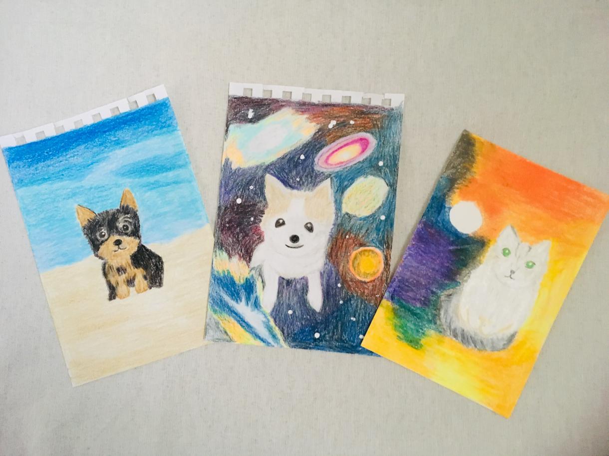 ペットのイラスト描きます 色鉛筆画あたたかいタッチのイラスト描きます ペットイラスト作成 ココナラ
