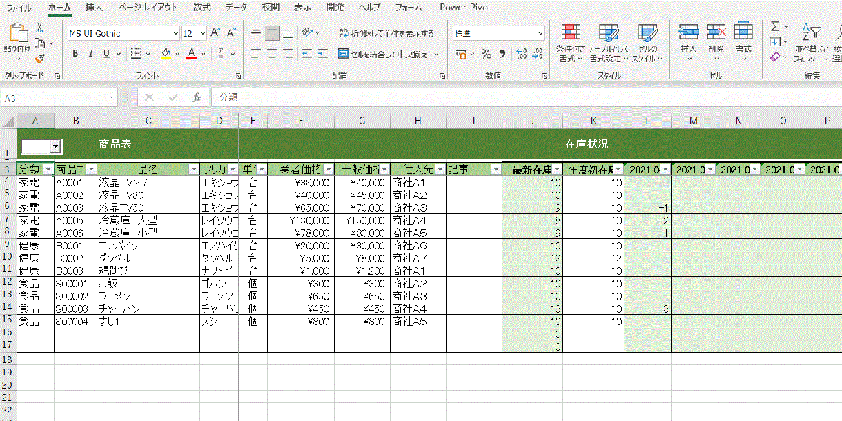 NEW！ EXCELで在庫管理システムが使えます 「シンプルな在庫管理システムPlus」・使い方はアイデア次第 イメージ3