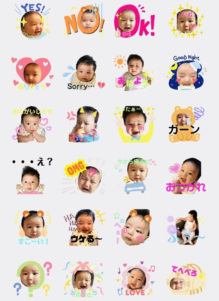 写真入りLINEスタンプを作成します スタンプ増量中!好きな写真を送るだけ!!