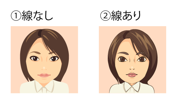 練習期間中につき無料で似顔絵お作りします。
