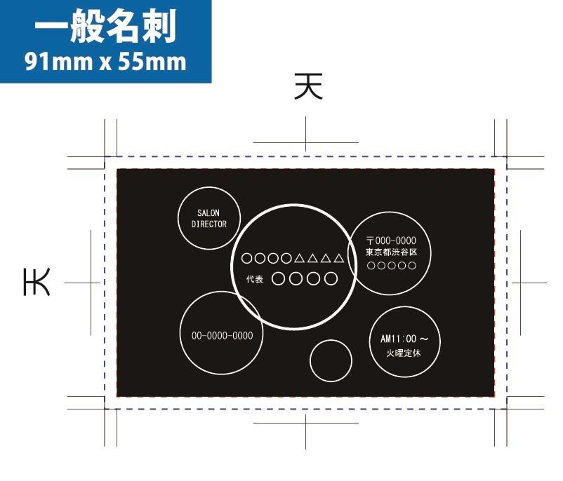 簡単な名刺データ作成します 業者に発注するためのイラストレーターデータを作ります