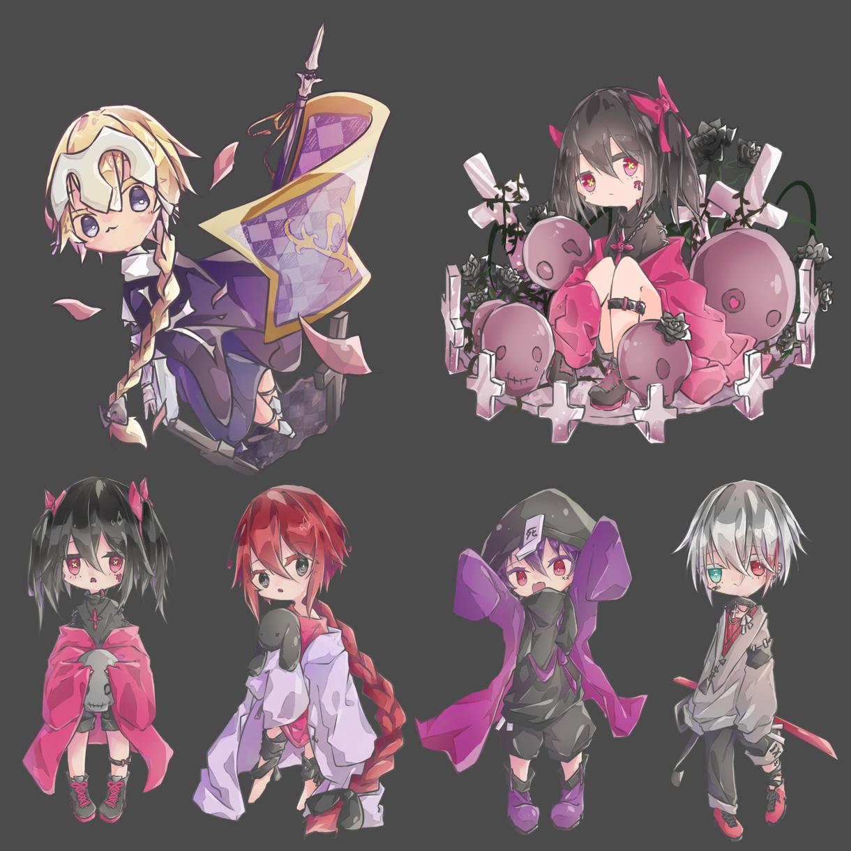 ディフォルメキャラ描きます グッズデザインやヘッダー等手軽な値段で描いていただきたい方!