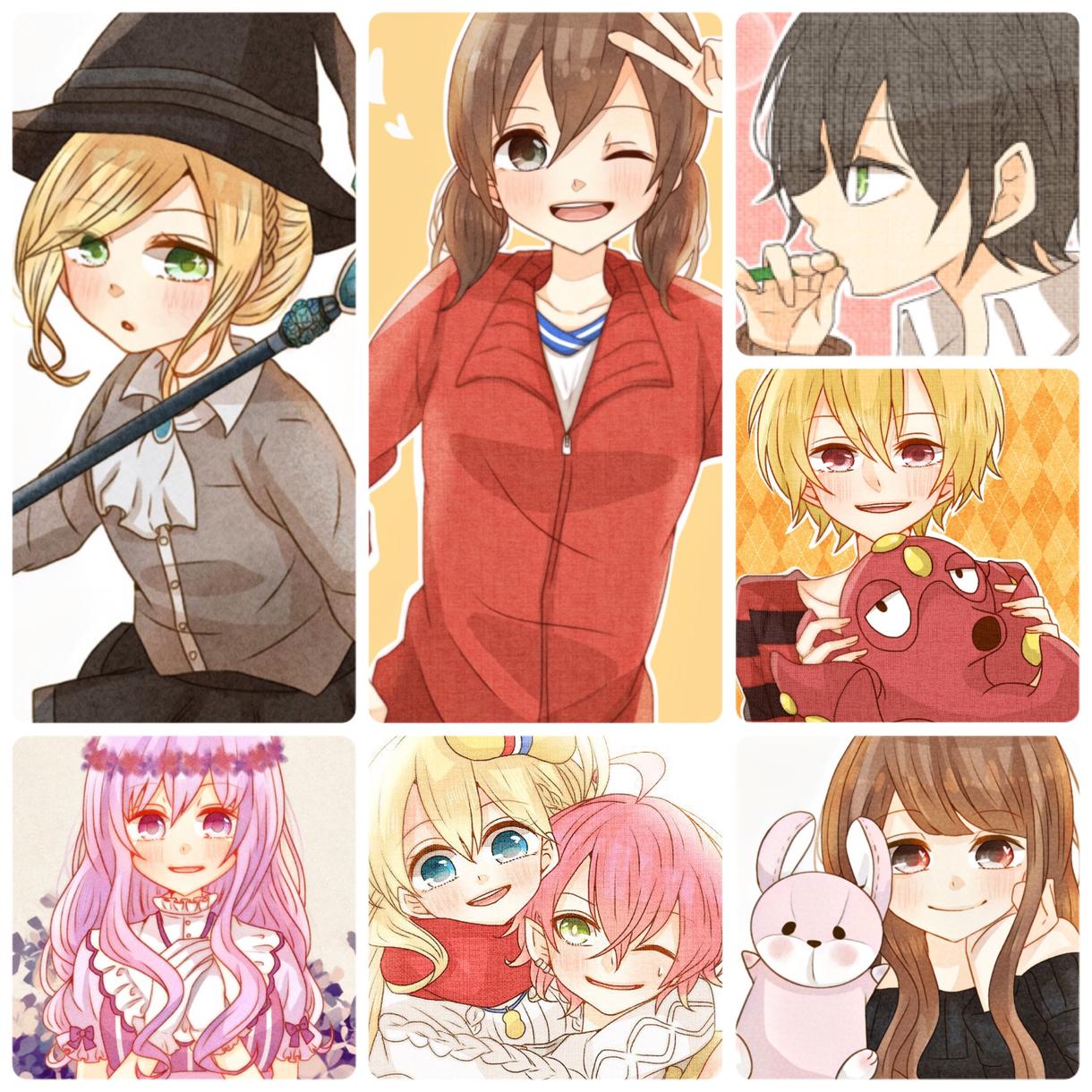 イラストオーダー承ります SNSのアイコンや結婚式のウェルカムボードなどなど