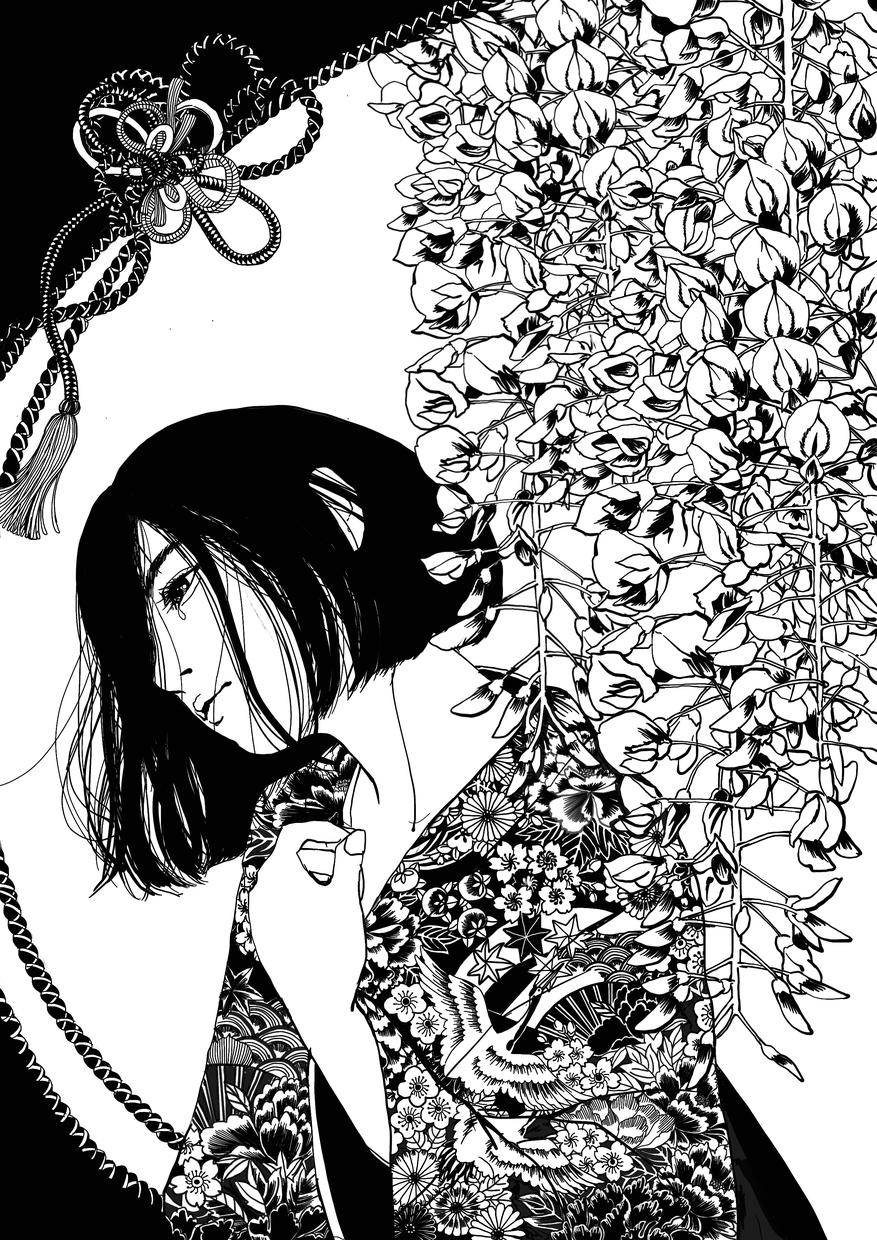 線画も承ります お写真を元にイラストに起こしています。