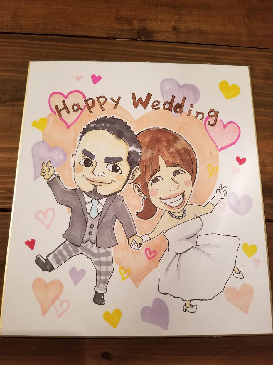 皆様のイラスト作成します 皆様のイラスト作成致します!結婚式やプレゼントにどうですか?