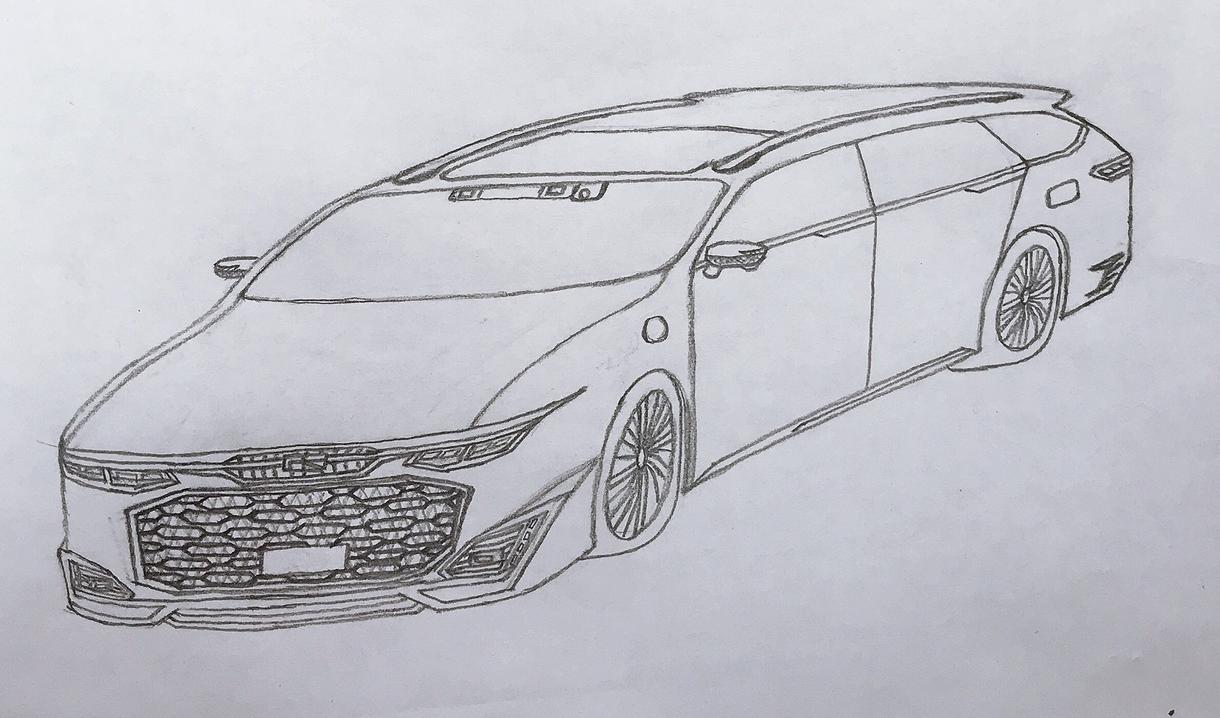 独学6年以上!新しい車のデザイン案を提供します 車メーカーからの依頼は勿論カーデザイナー個人のサポートも可能