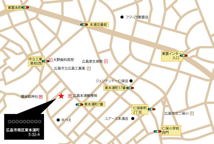 地図作成します◆元絵は手書き・GoogleMapなど可
