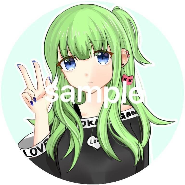 SNS用アイコンやイラストを描きます 新しいアイコンで気分転換しよう!