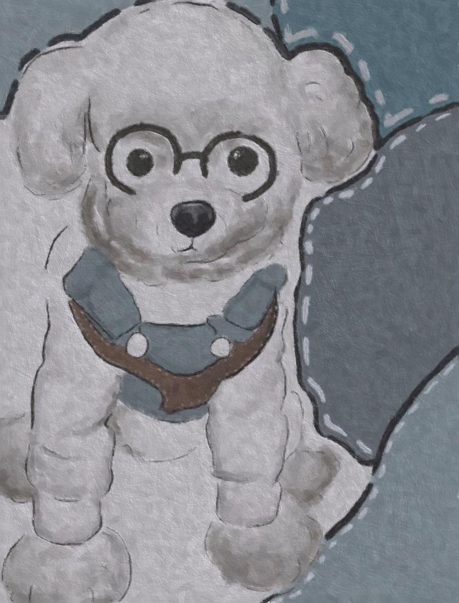 愛犬のイラスト描きます 愛犬の可愛らしいイラスト作成!