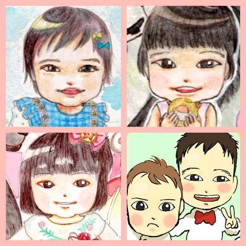 SNS似顔絵アイコン描きます