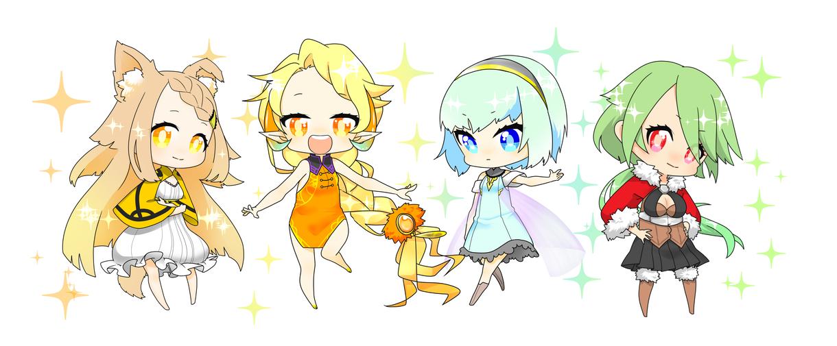 デフォルメ描きます オリジナル、デザインから版権など