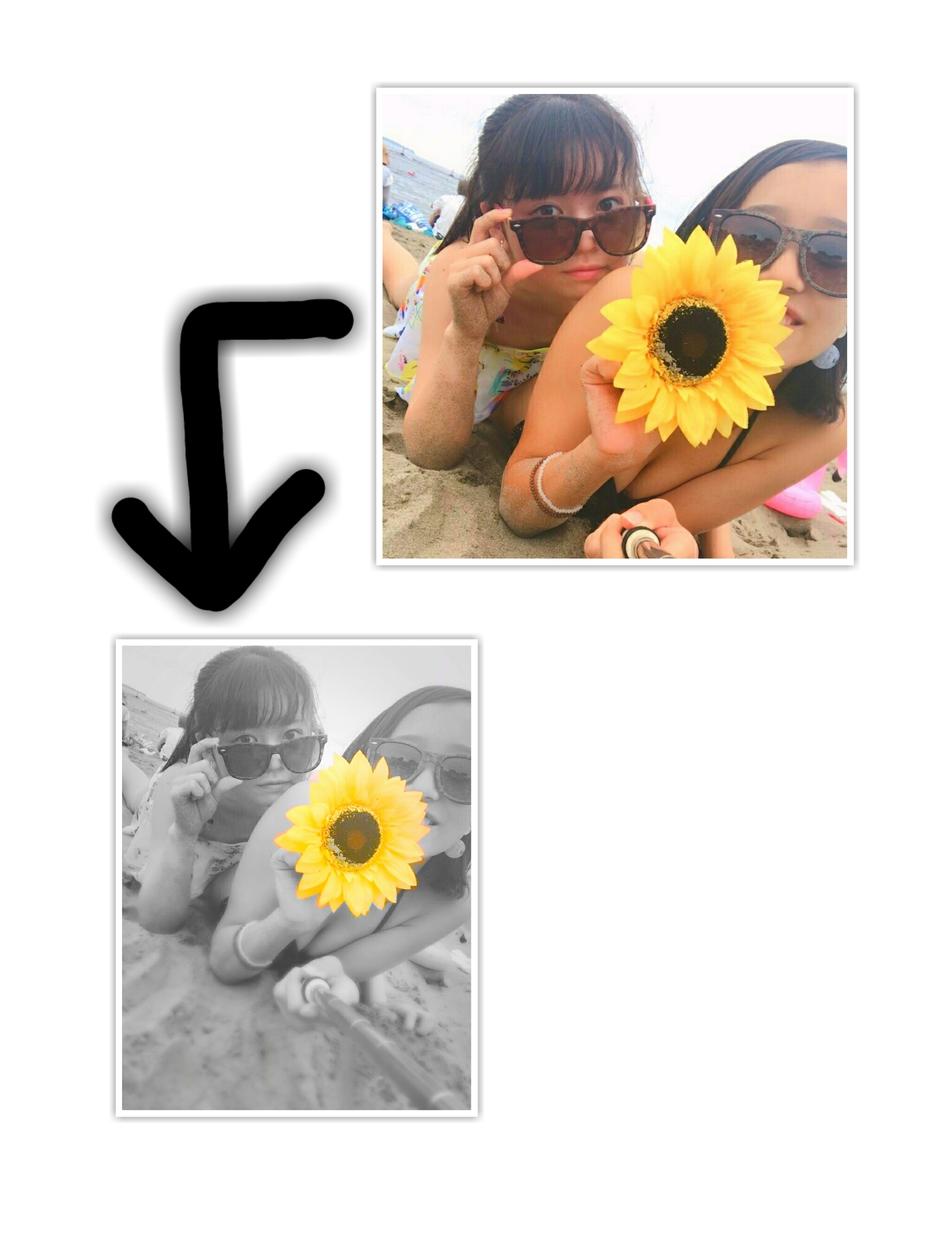 写真にアクセントをつけます SNSでインパクトのある写真をぜひ!