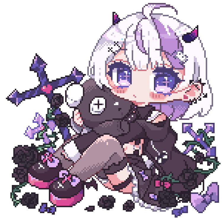 gif動画可能✦デフォルメ調ドット絵をお描きします 小物1点無料✦動画のワンポイントやグッズ作成などにどうぞ！ イメージ3