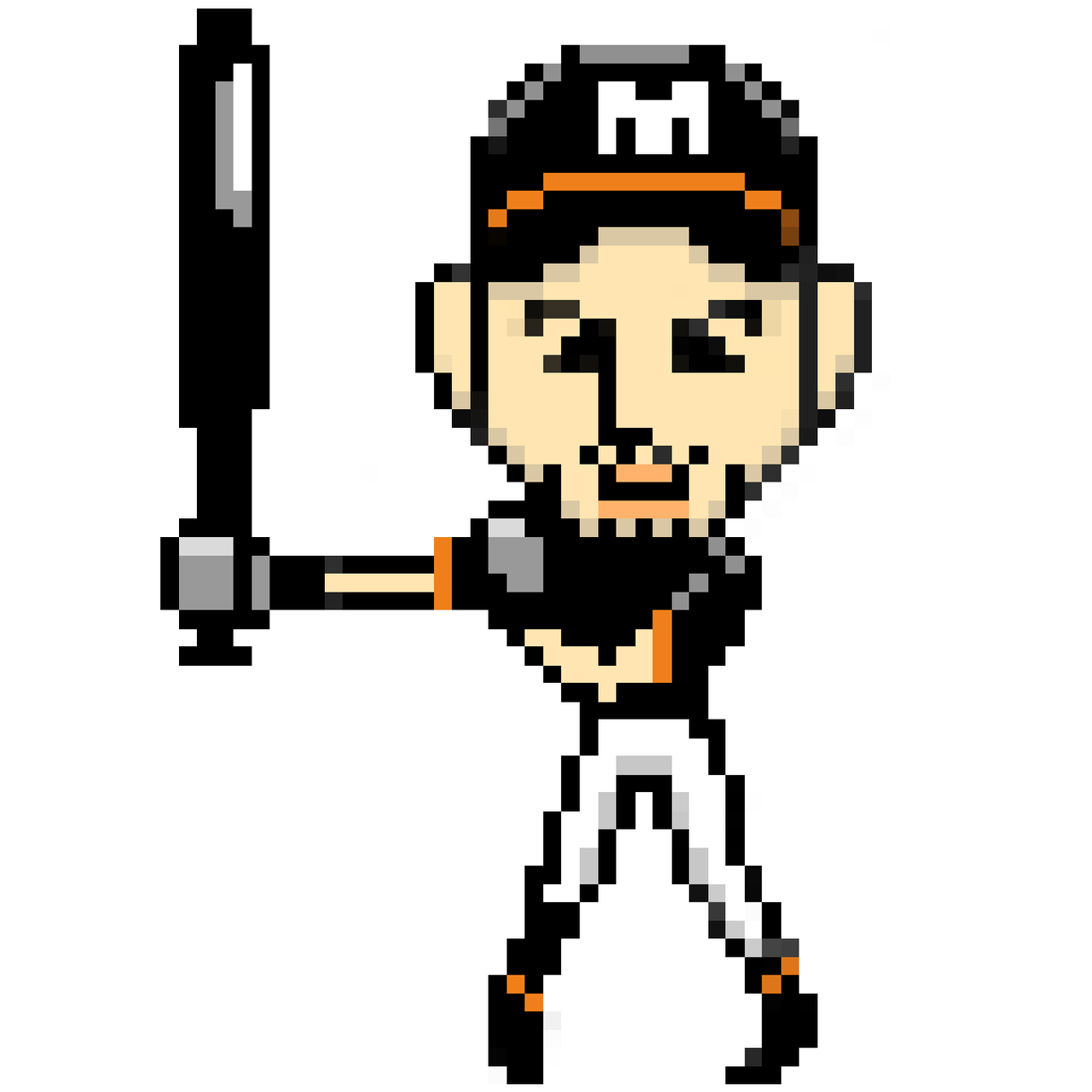 ドット絵で似顔絵描きます♪