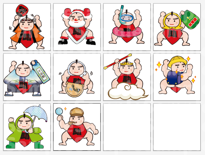 既存のキャラクターの表情変化や着替えたイラストを描きます【バリエーション制作】