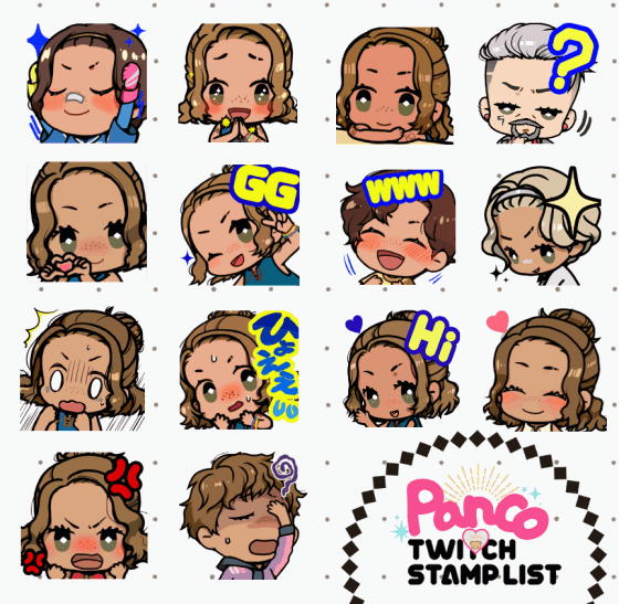 アイコン、配信用スタンプ等イラスト作成します アイコン、ヘッダー、スタンプなど イメージ1