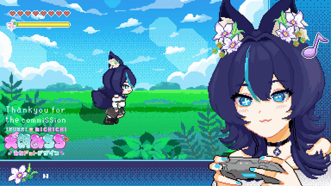 ドット絵ループアニメの配信待機画面を制作します 配信待機用や歌みた、ゲームMVなどにも！ イメージ9