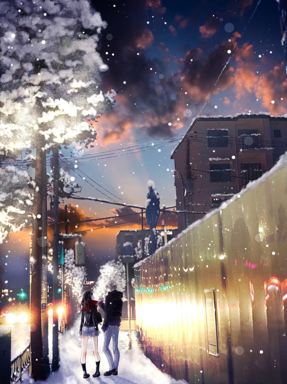 表紙や動画内イラストなど美麗イラスト描きます 写真風景のような背景のイラスト イラスト作成 ココナラ