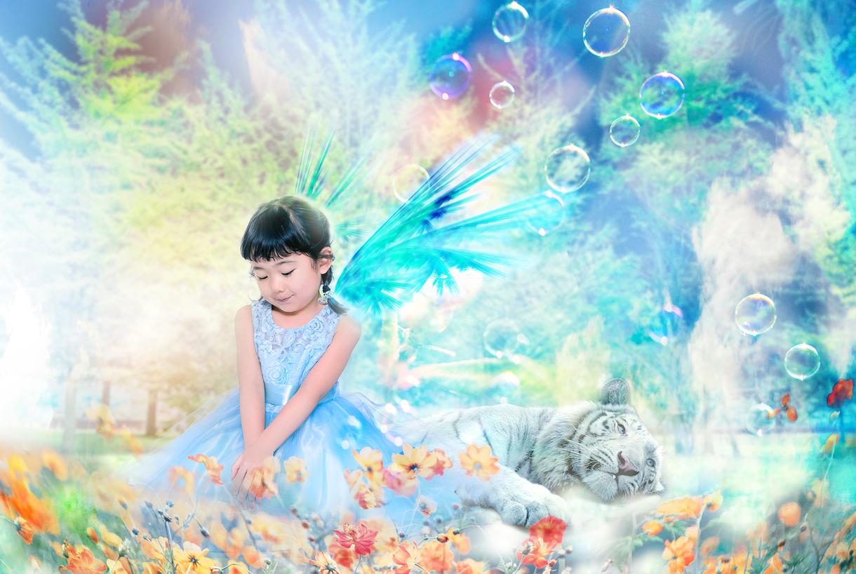 思い出にキラキラな魔法をかけます お子様のお写真をキラキラな思い出に生まれ変わらせます