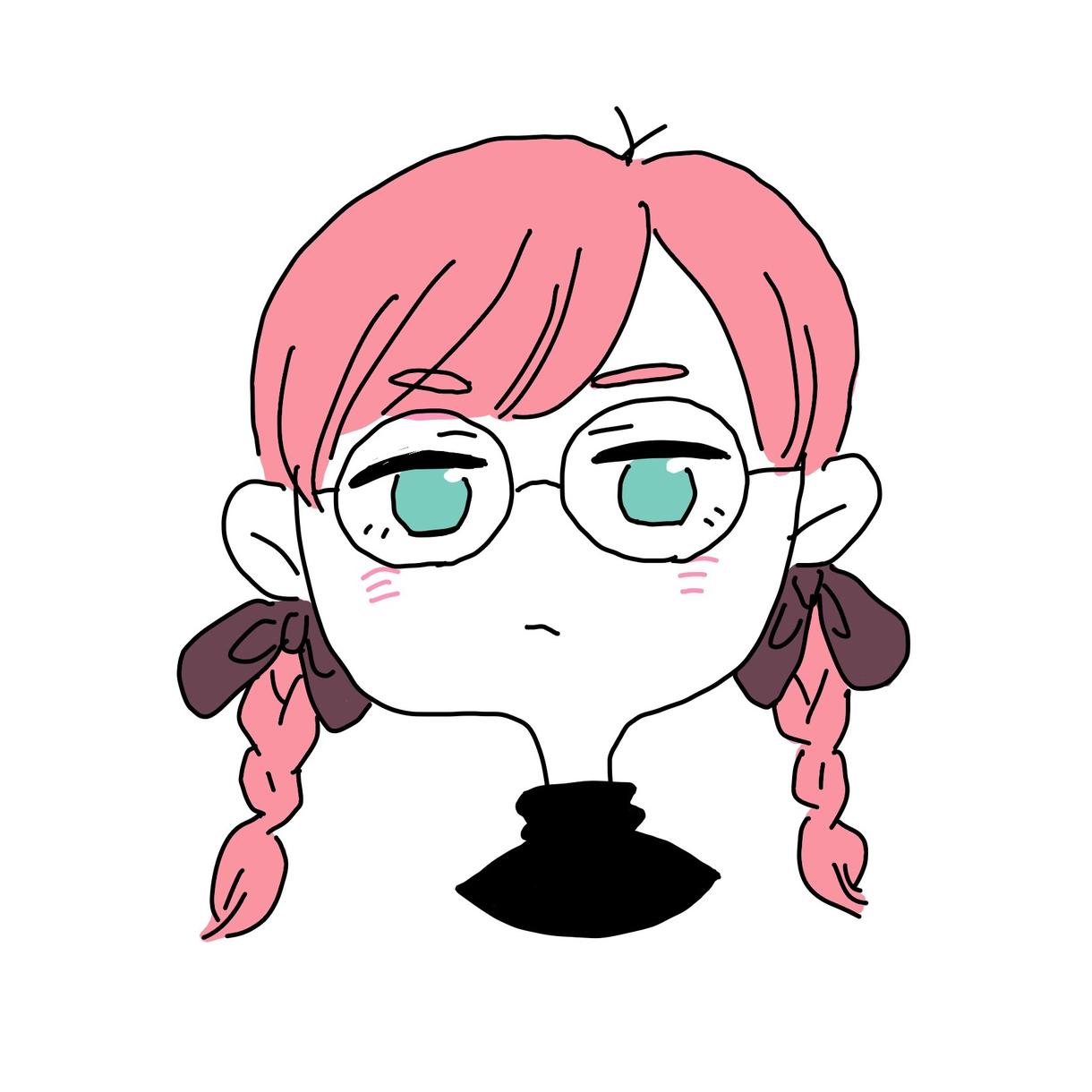 プロフィールアイコンなどに使えるイラスト描きます SNSで目立つ、印象的でかわいい分身を作ろう