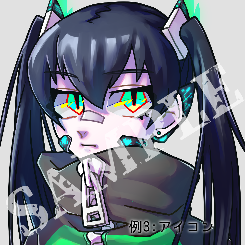 オリジナルキャラクターのアイコンを制作いたします SNS等にご使用いただけます。