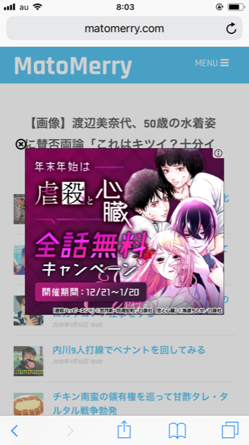 収益アップ!既存の広告を全画面で設置します アフィリエイト、バナー広告の収入にお困りの方へ