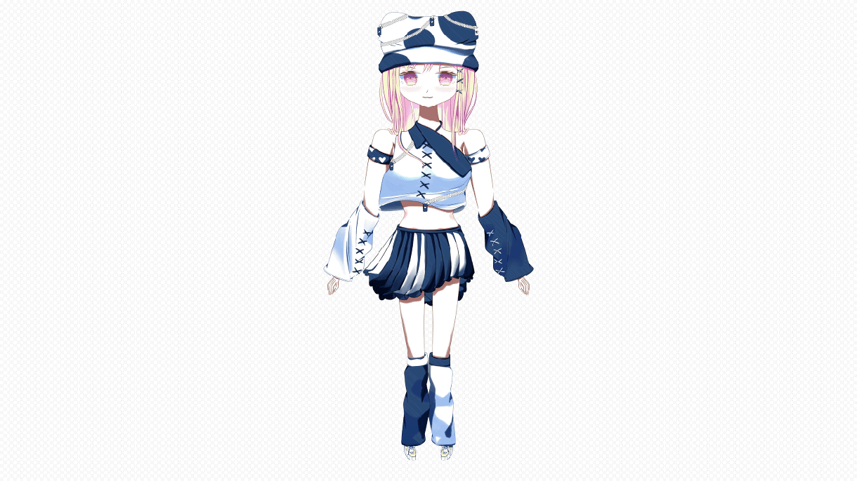 1枚絵→パーツ分け→live2dを制作します （Vtuber用のイラスト制作・モデリングをします！） イメージ1