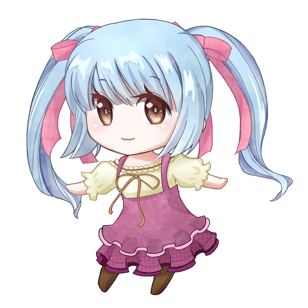 女の子キャラ中心*ミニキャラ描きます 明るい・可愛い絵柄*動画やwebサイトなどにどうぞ♪