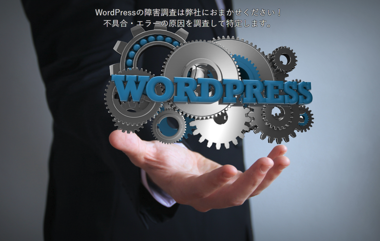 WordPressの不具合エラーの原因を調査します 不具合・エラーの原因を調査し特定!問題解決のお手伝いをします