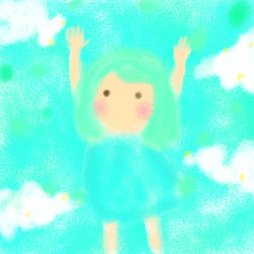 色でイメージし、【イラスト】【アイコン】描きます 挿絵・絵本・天使のような世界観に。