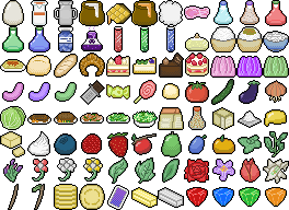 ゲーム用ドット絵アイコン打ちます 2D風ゲームを作りたい方へ、まずは16ピクセルから