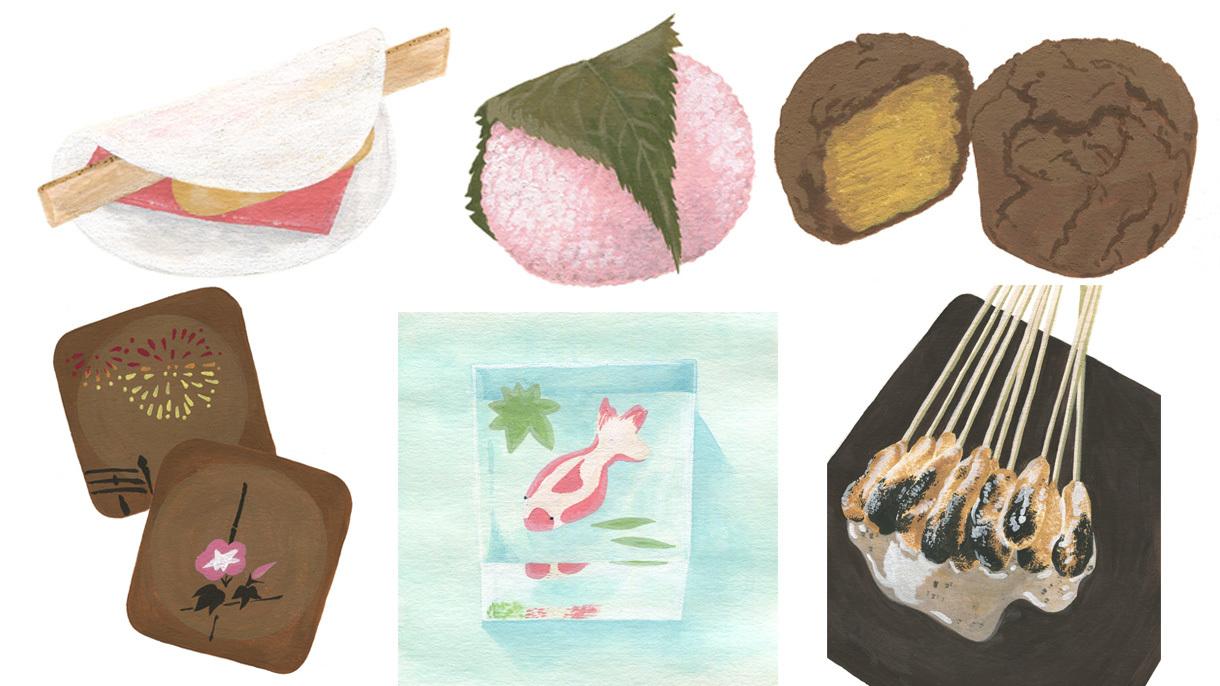 和菓子 日本のスイーツのイラストを制作します 質感を大切に 美味しそうに描きます イラスト作成 ココナラ