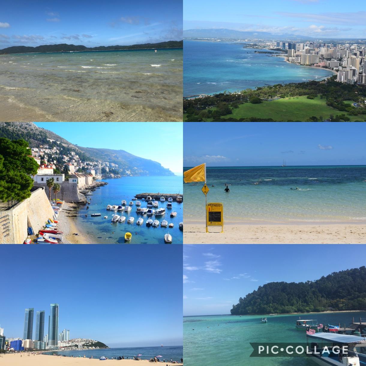 世界各国のビーチの写真を提供いたします 旅行中に一眼レフで撮った写真たちです