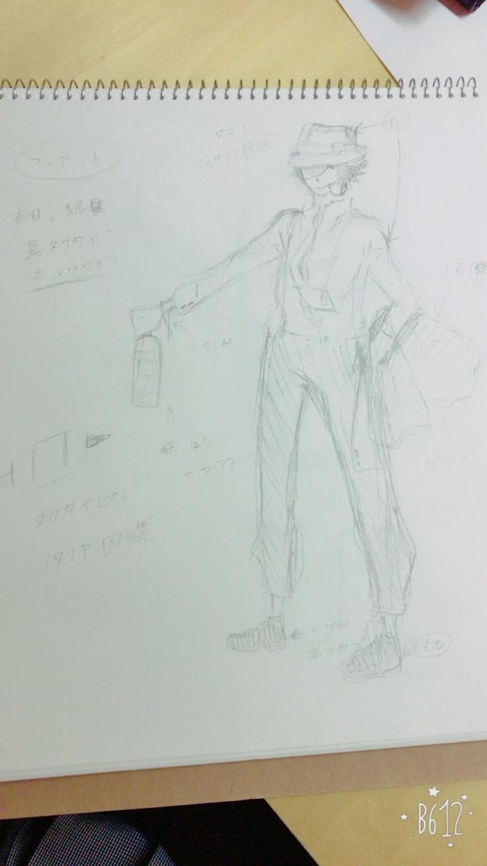 オリジナルキャラクター考えます キャラクターのネタが欲しい!簡単な下書きが欲しいと言う方